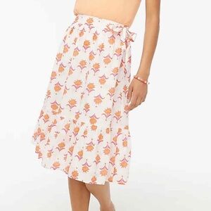 J.crew faux wrap midi Women's Skirt